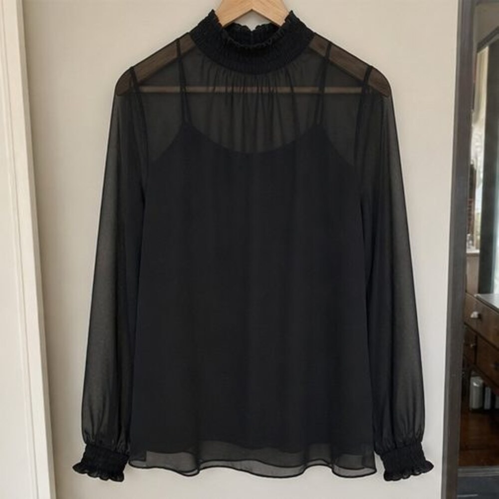 Emerald Button Blouse